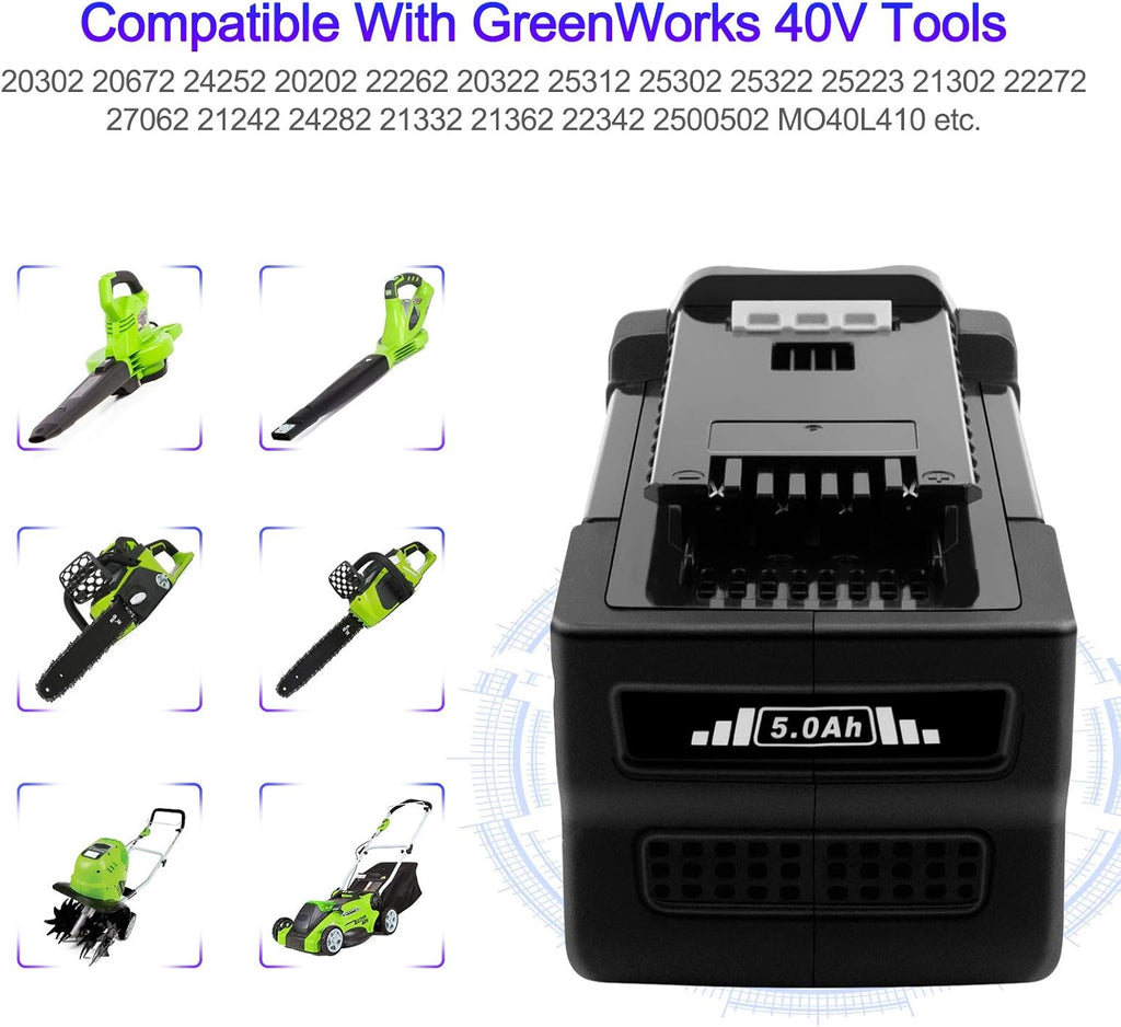 40V Lithium Battery Pack of 2 W2275