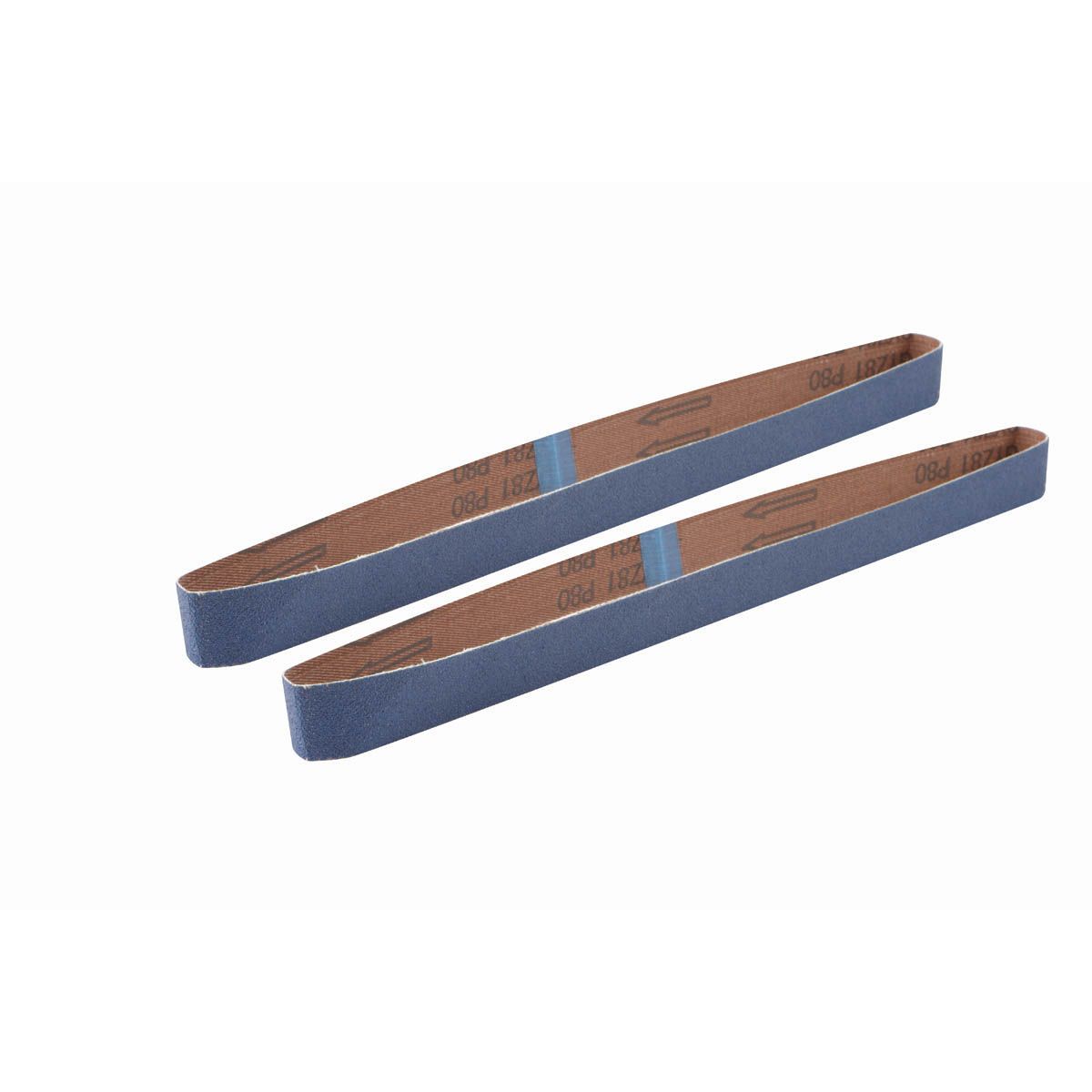 1 in. x 30 in. 80 Grit Sanding Belt, 2 Pack R6303