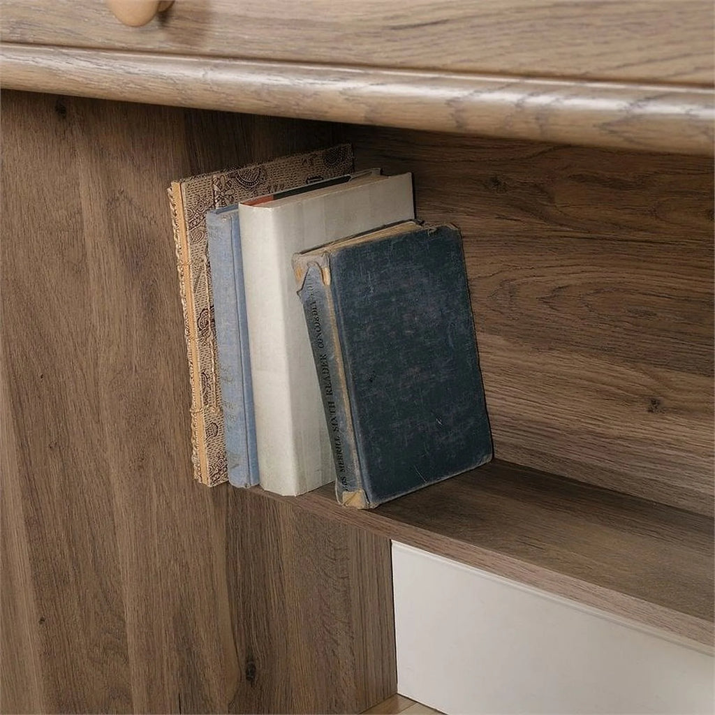 Engineered Wood Computer Desk in Salt Oak R862094