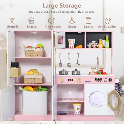White Wooden Kids Play Kitchen B396