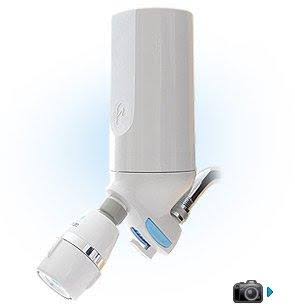 White Shower Filter and Countertop Drinking Purification System Combo N5053