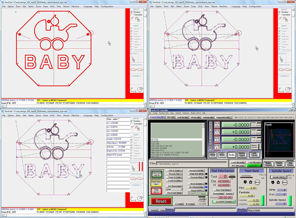 4 Axis CAD-CAM CNC Software Q924