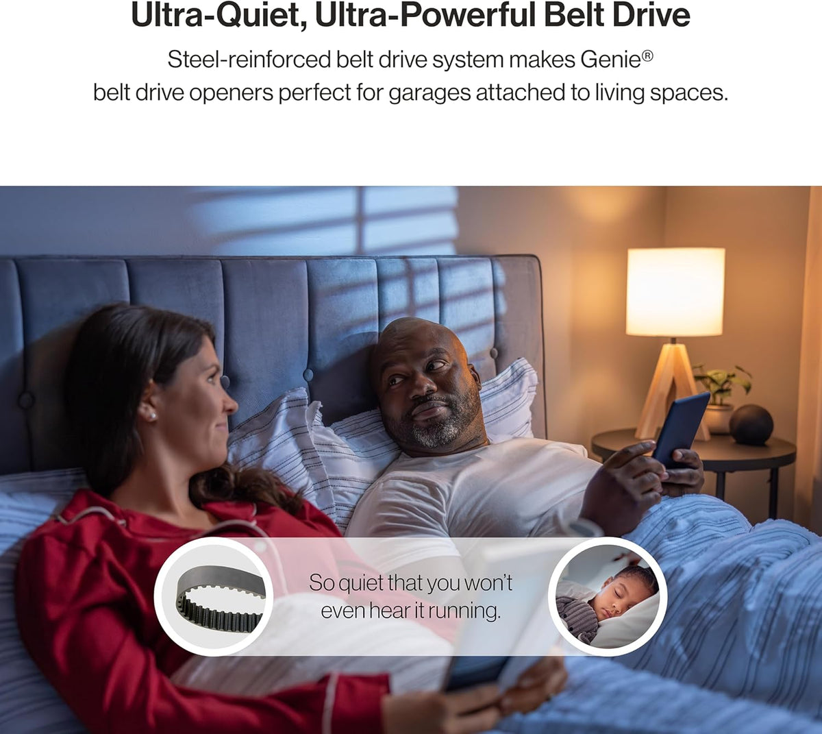 ¾ HPC Smart Belt Drive Garage Door Opener with Wireless Keypad J496