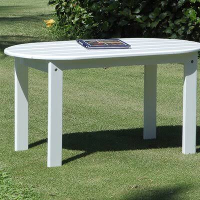 Solid Wood Coffee Table White Y545