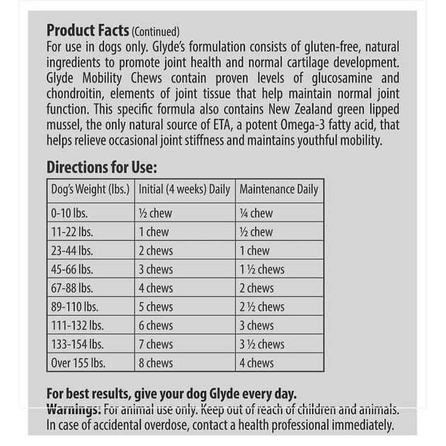 Mobility Chews for Dogs H466833