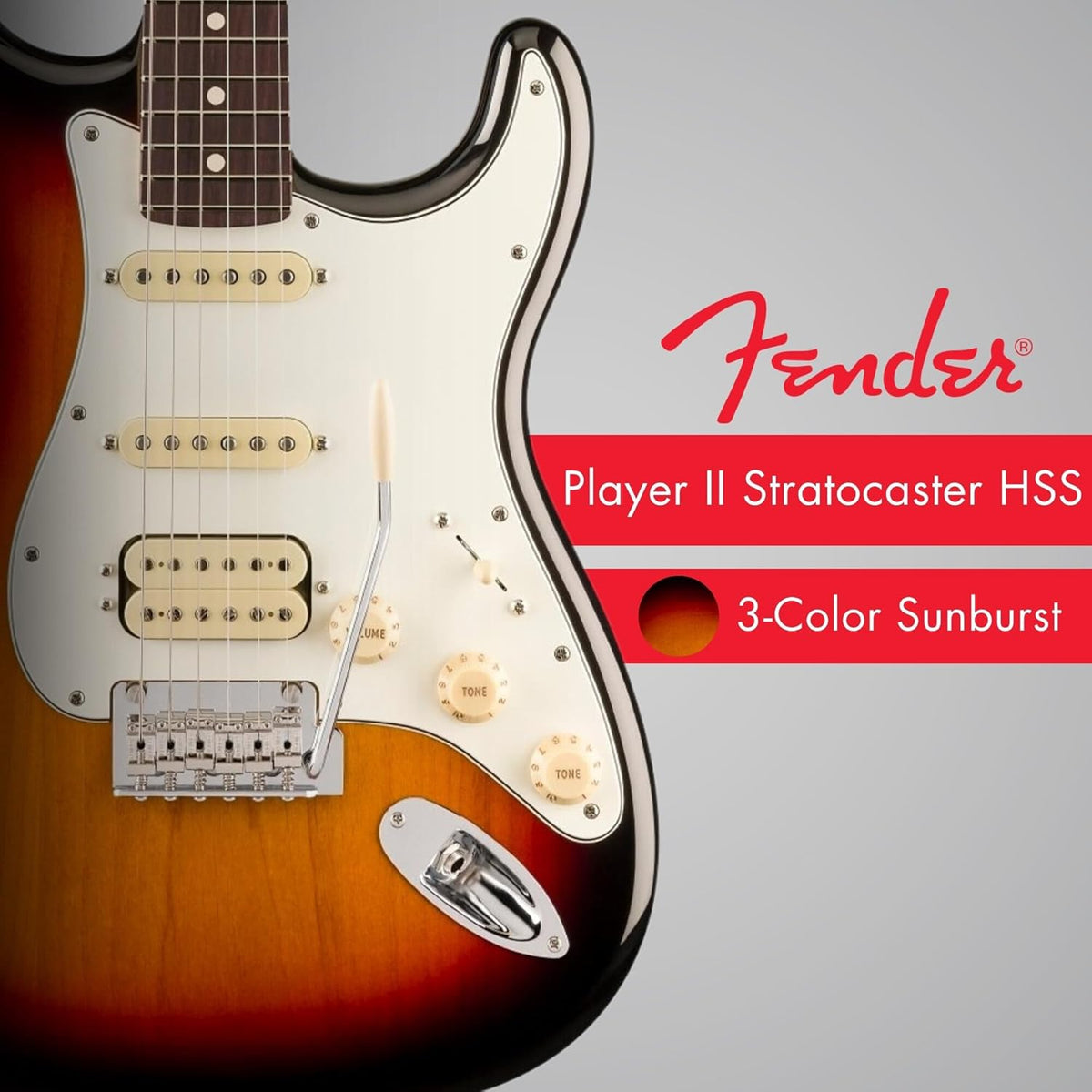 3-Color Sunburst Rosewood Fingerboard Electric Guitar G230