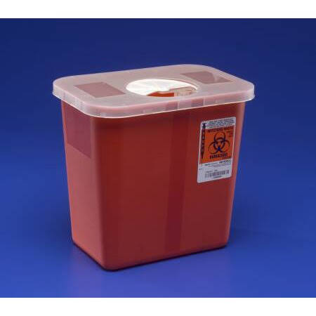 3 Gallon Sharps Container with Hinged Lid QTY 10 S151083