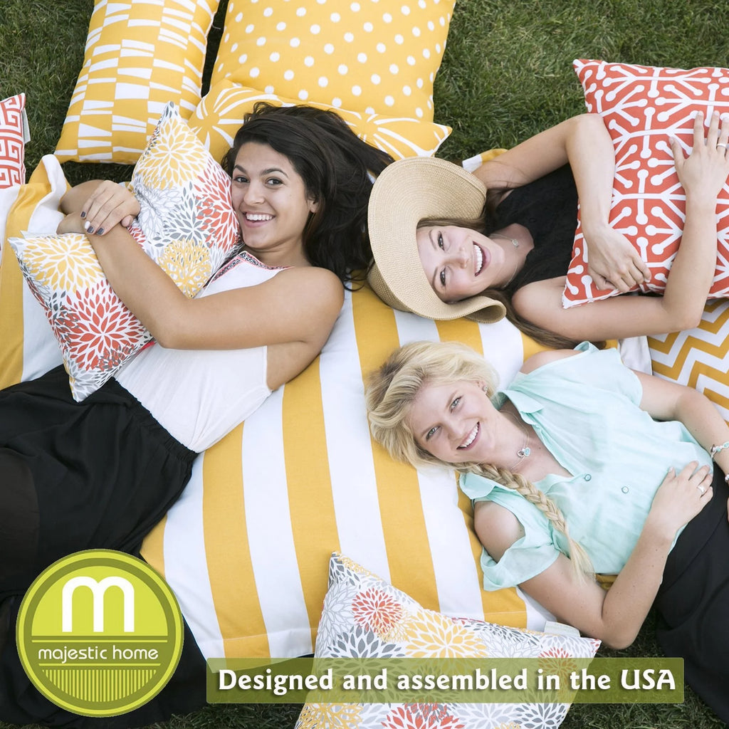 Vertical Stripe Large Classic Bean Bag Chair Q318375