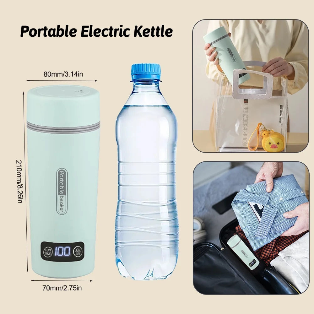 350ml Stainless Steel Portable Electric Kettle H789382