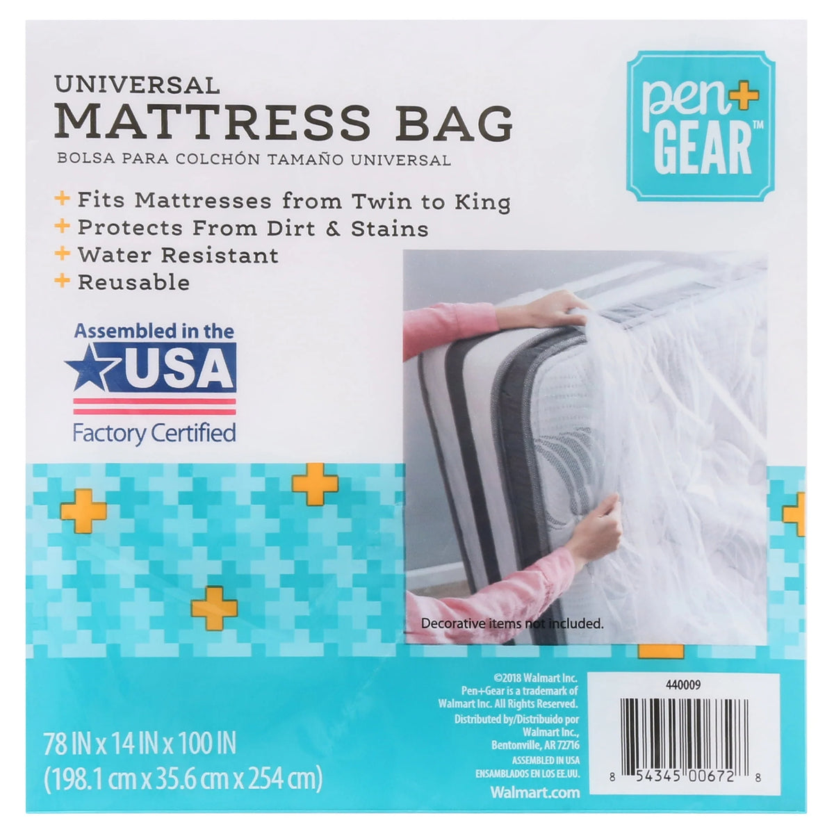 Clear Plastic Mattress Bag P92721
