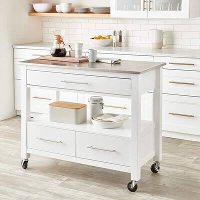 Stainless Steel Kitchen Bar Cart Y1260