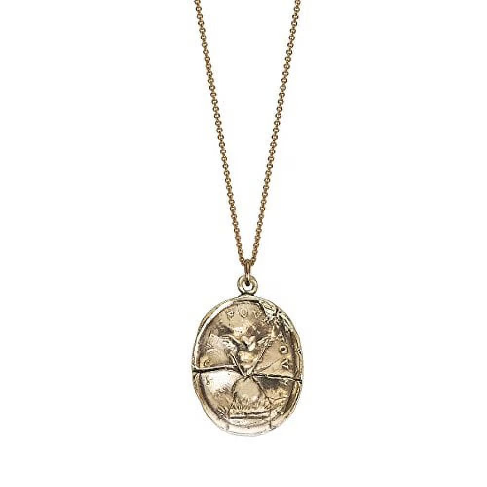14K Gold Talisman Necklace Z21207