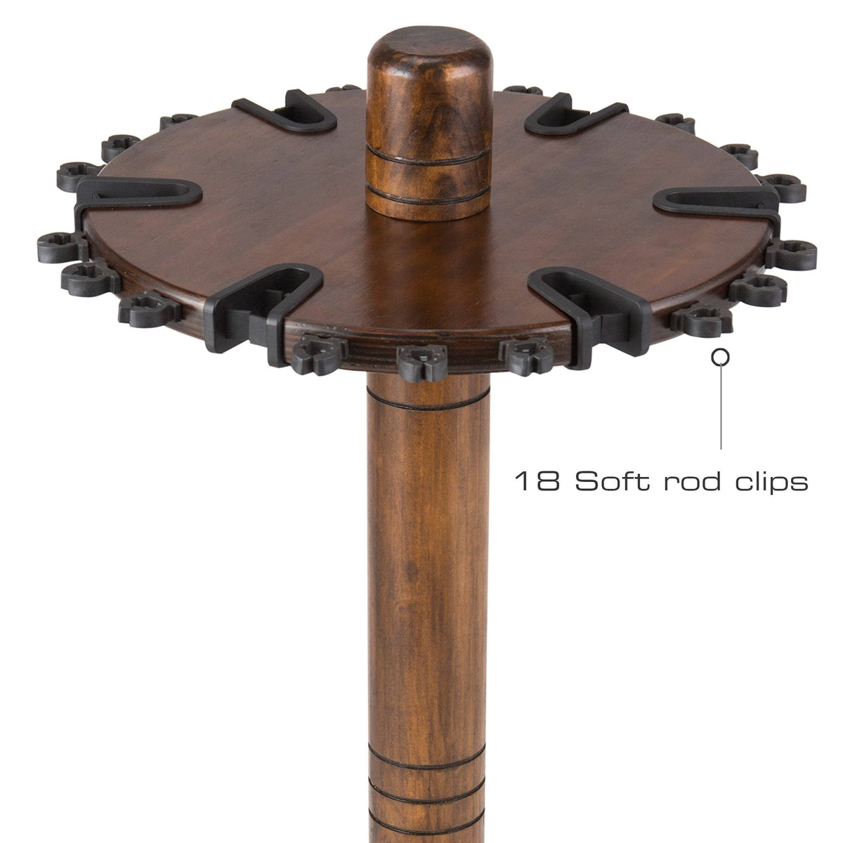 30 Fishing Rod Round Spinning Storage Rack I966873
