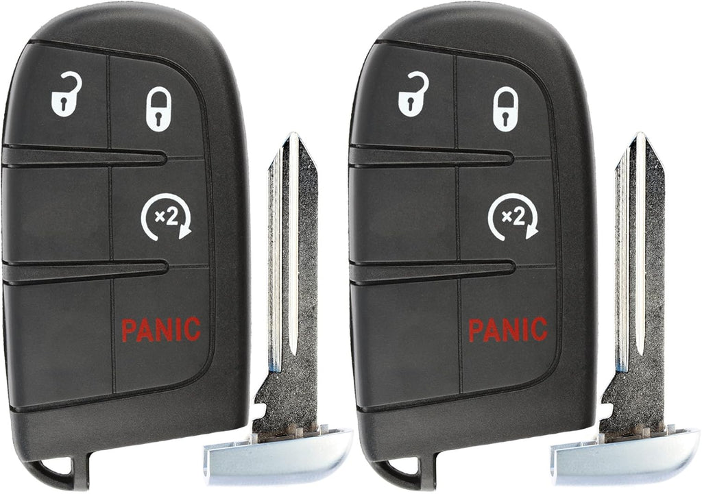 Keyless Entry Remote Car Smart Key Fob Starter (Pack of 2) R645
