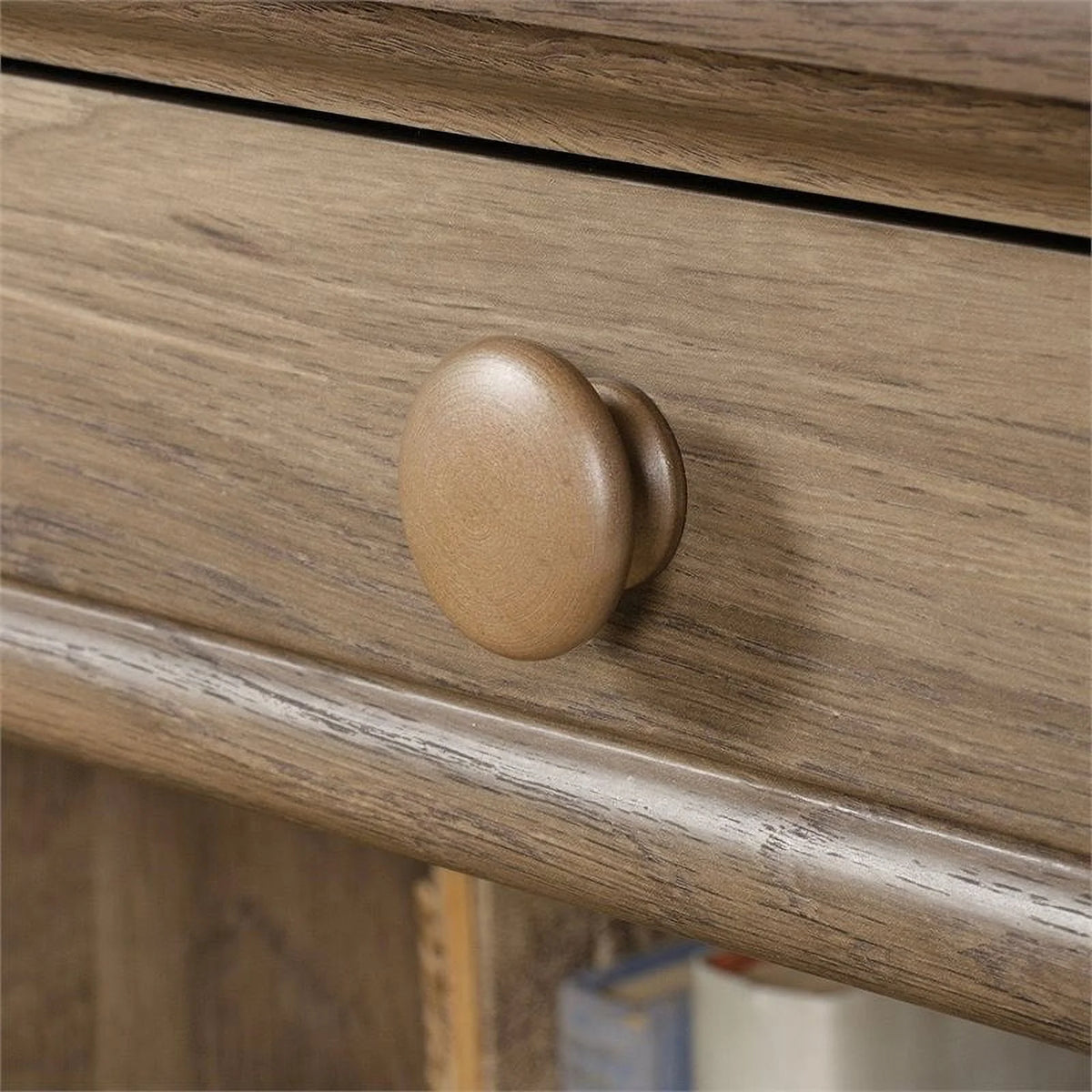 Engineered Wood Computer Desk in Salt Oak R862094