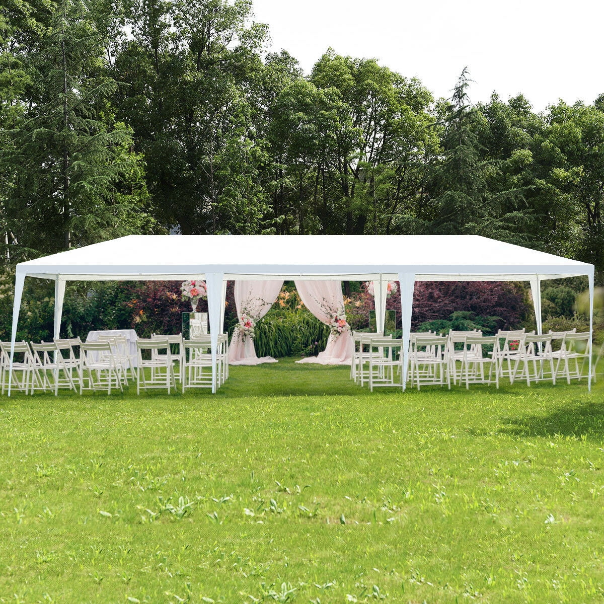 10'x30' Heavy Duty Pavilion 5 Sidewall Canopy Z810