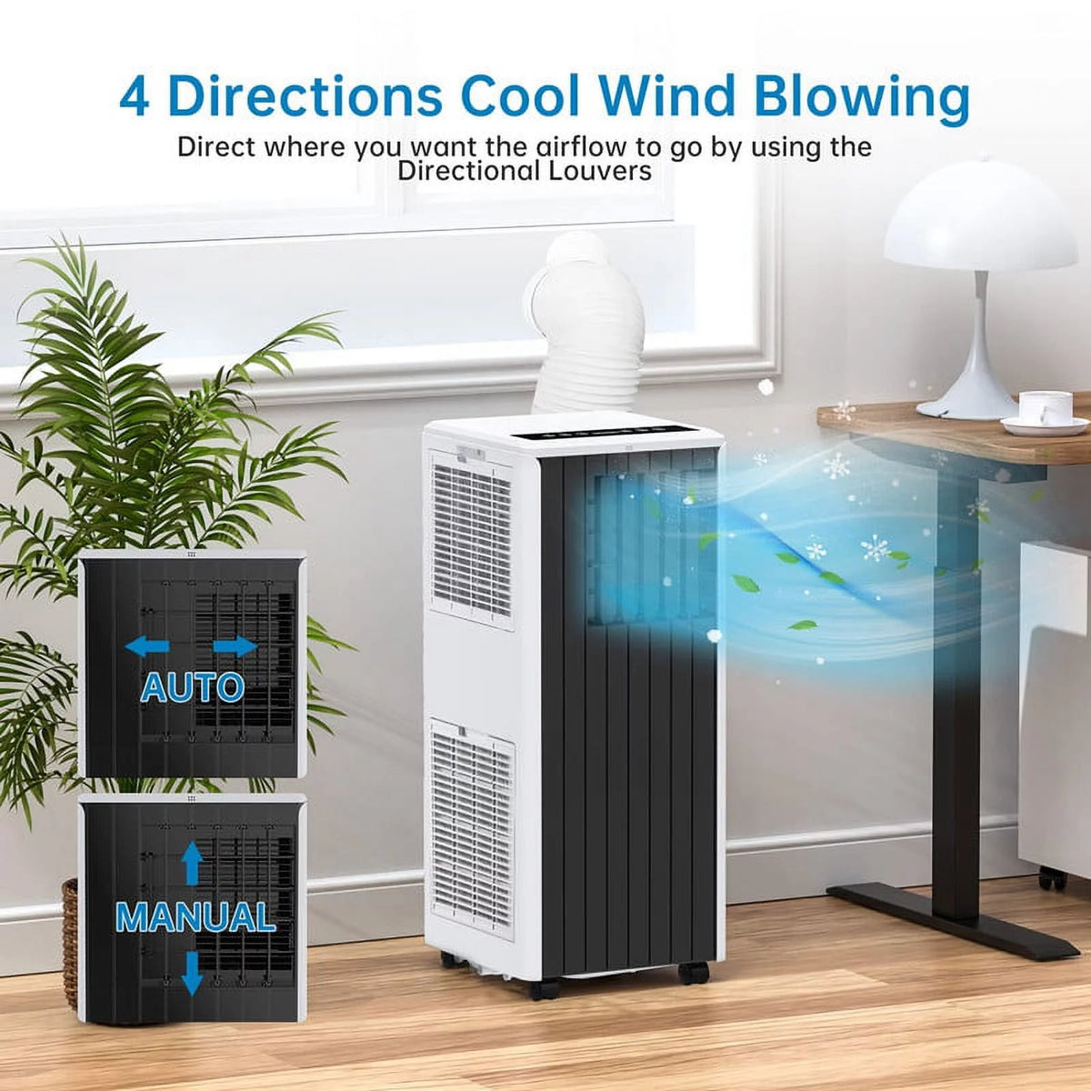 Portable Air Conditioner 5000BTU Black Z441458
