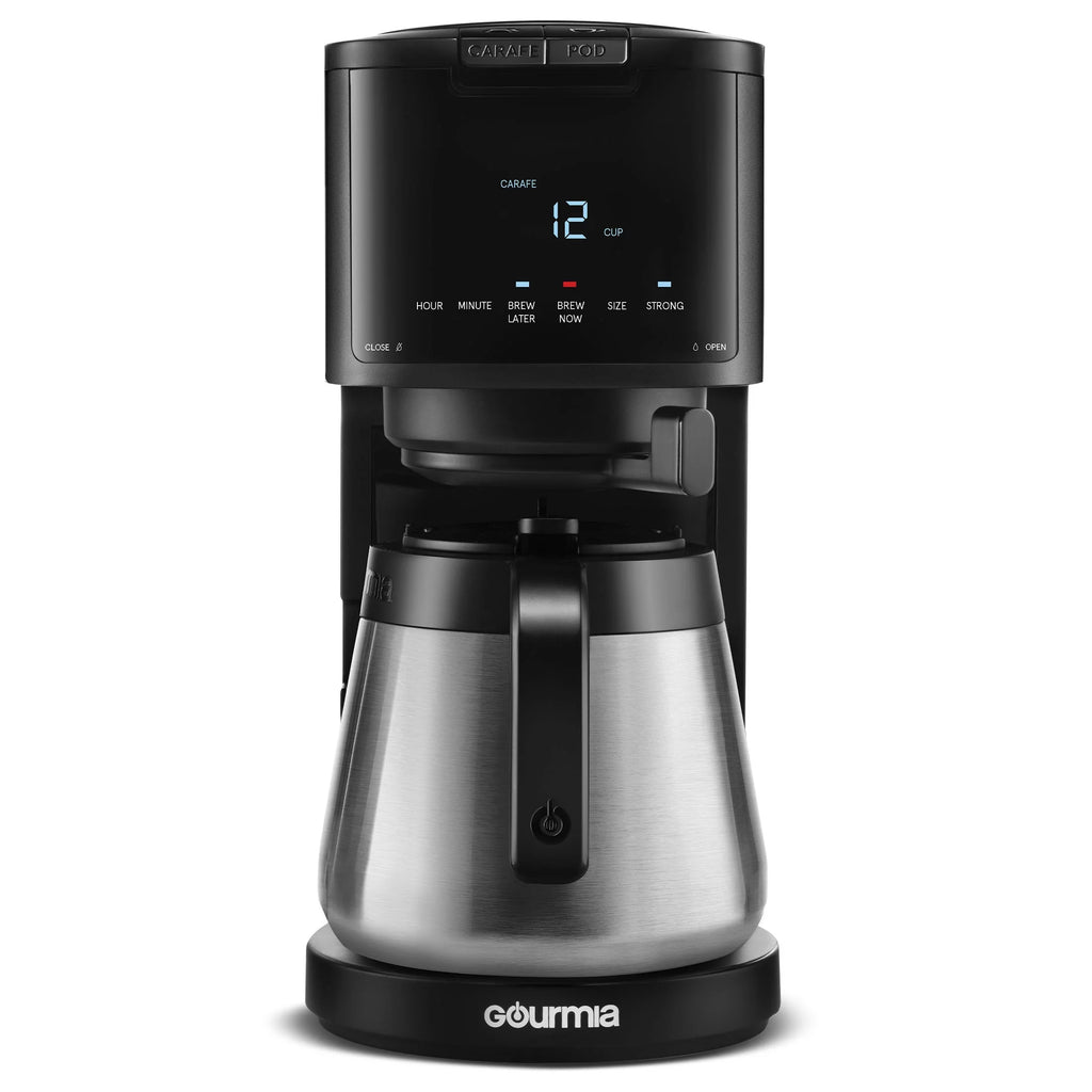 Single Serve + 12 Cup Drip Coffee Maker Thermal Carafe T2254