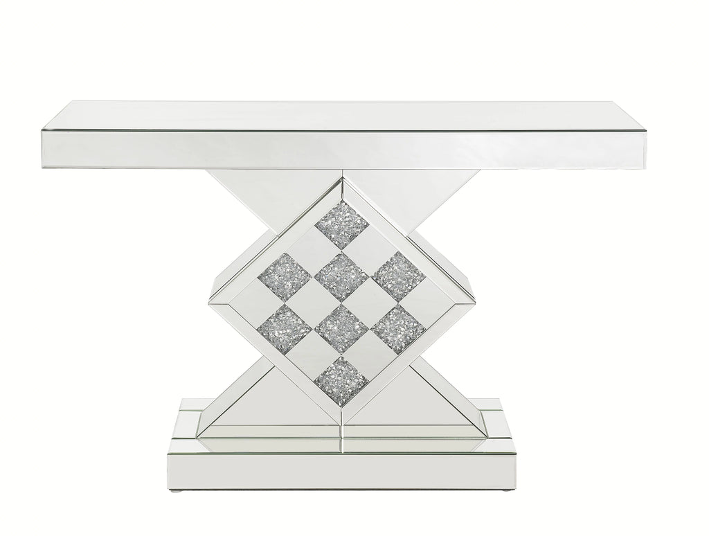 Mirrored Rectangular Console Table J89180