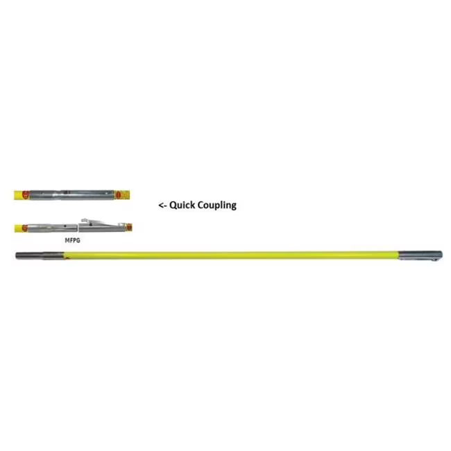 24 ft. Reinforced Fiberglass Pole Quick Coupling D696062