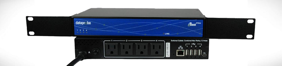4 Outlet Managed PDU, 115VAC/15A, 1U Rackmount F4875