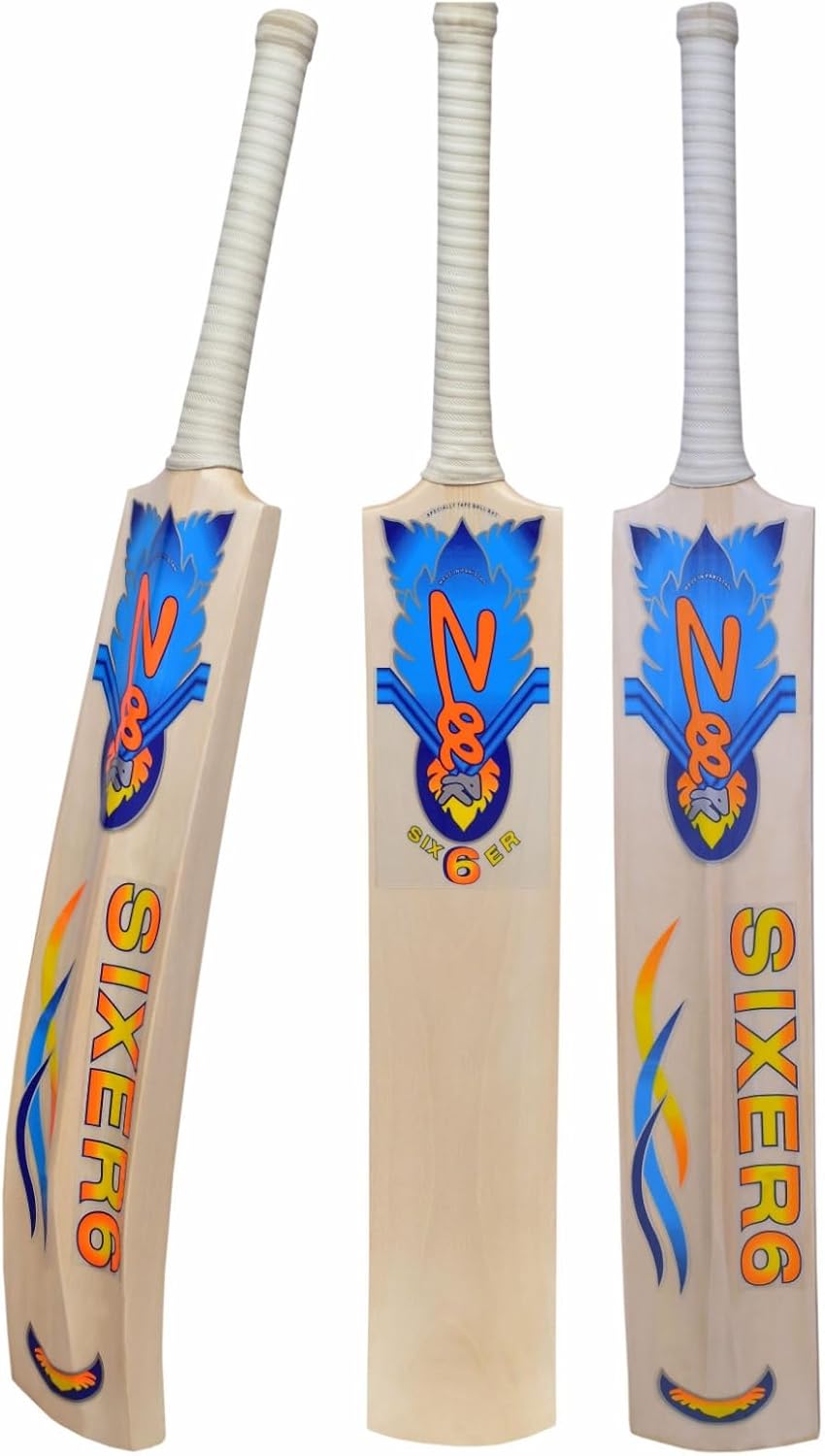Full Size 4.5" Wide 35" Adult Full Cane Long Handle Kashmir Willow Cricket Bat D52209