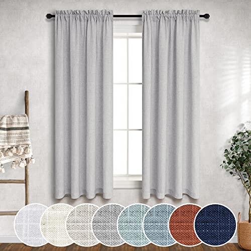 Sheer Linen Blended Curtains H2601