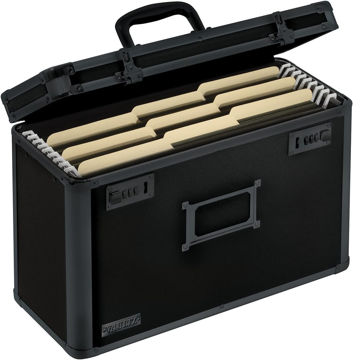 Locking File Organizer Box with Dual Combination Locks T766