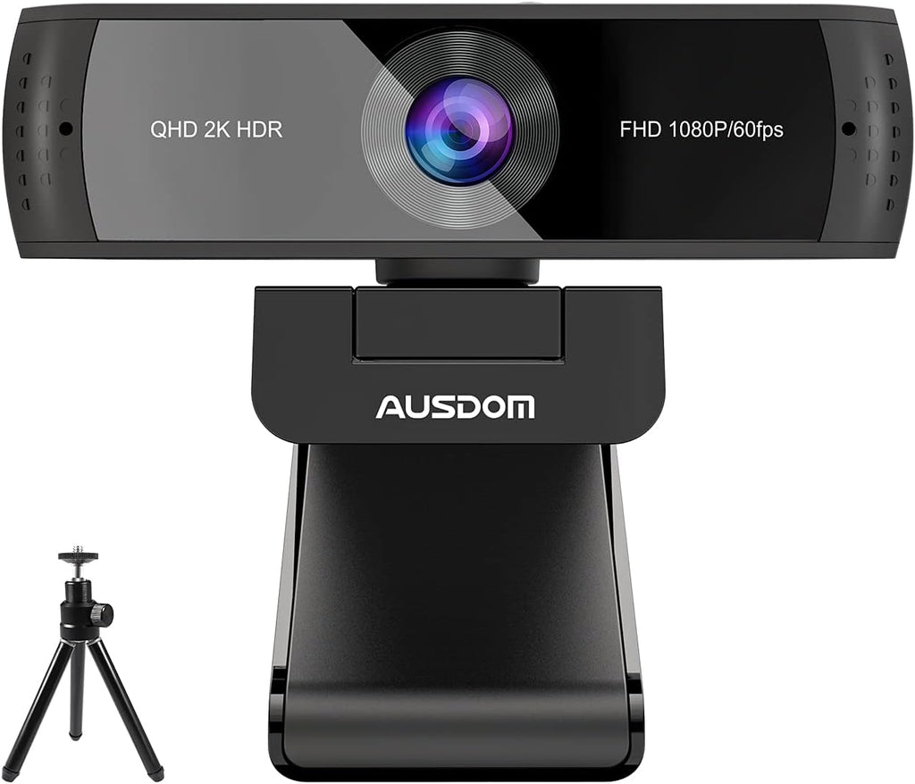2K QHD Autofocus Webcam with Dual Noise Cancelling Microphones D70050