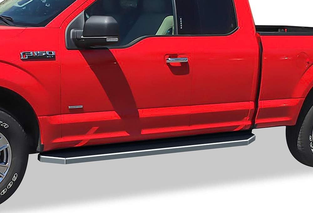 6in Matte Black Running Boards Nerf Bars Side Steps D7384