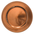 13" Copper Charger Plate Set of 12 X120