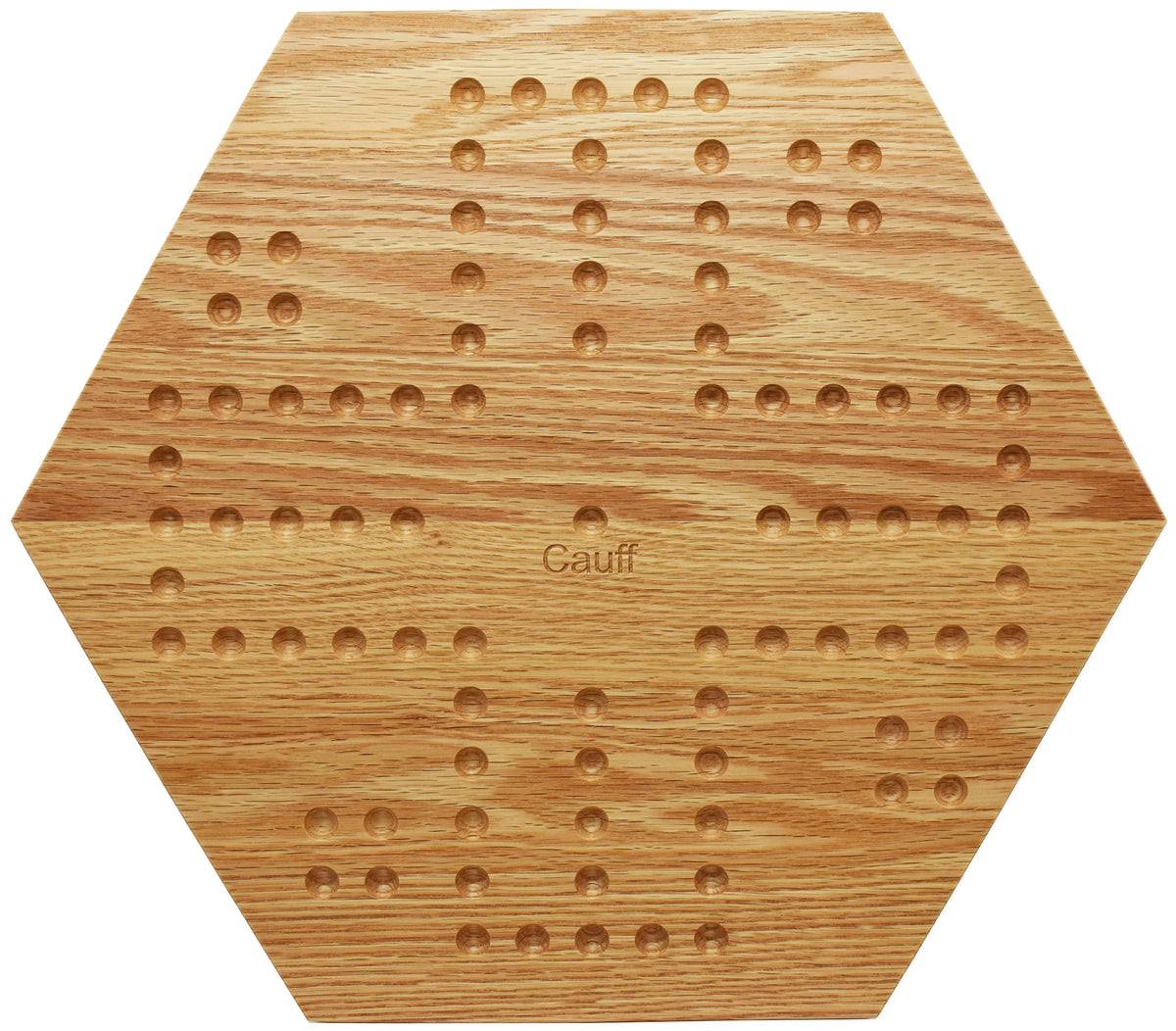 Solid Oak 16 inch Wooden Marbles Board Game K837