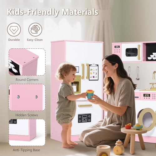 White Wooden Kids Play Kitchen B396