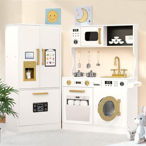 White Wooden Kids Play Kitchen B396