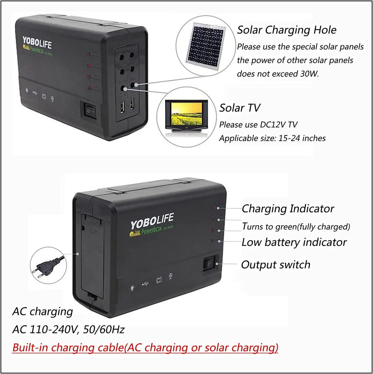 Solar Generator with Solar Panel K8140