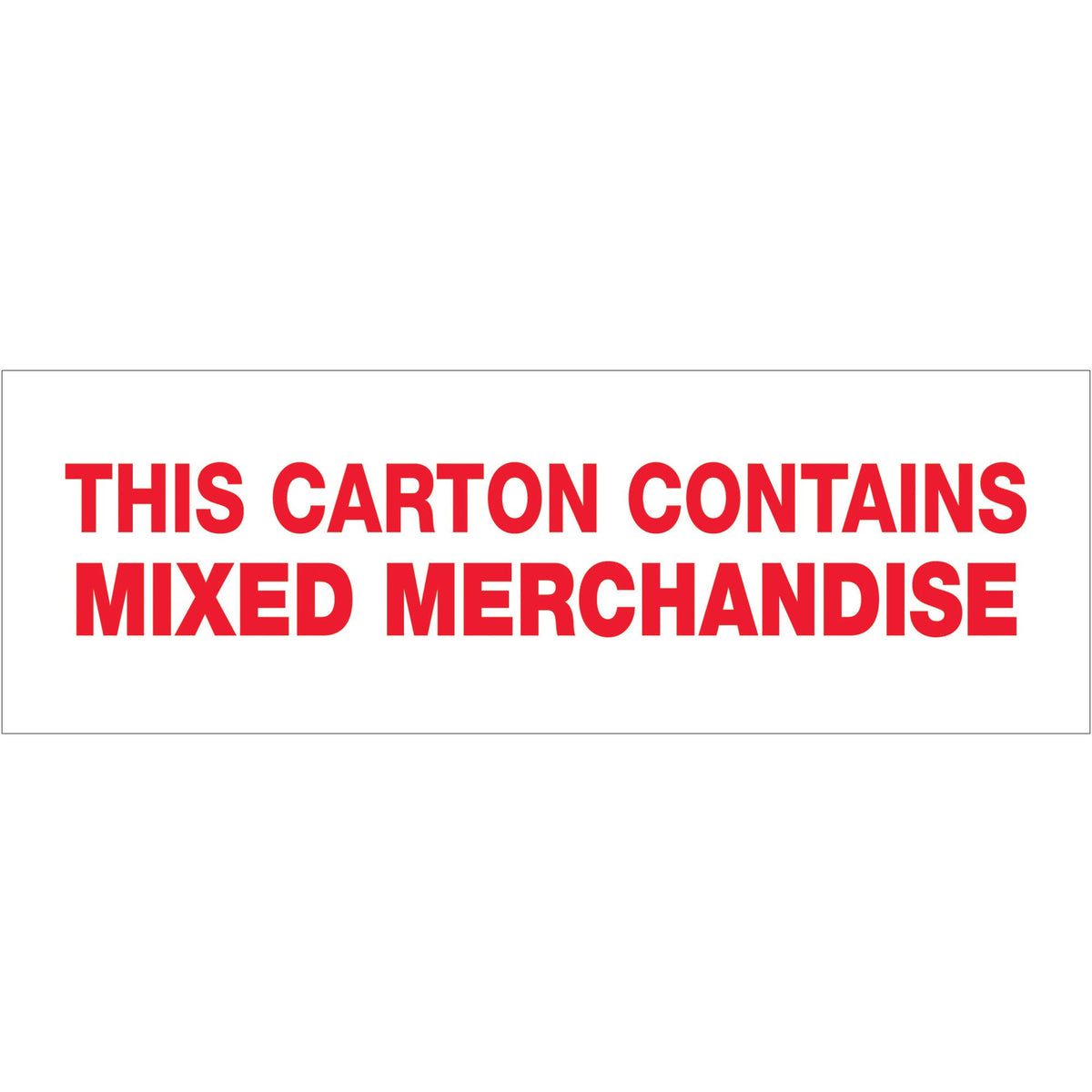 2x22 x 110 yds. Pre-Printed Carton Sealing Tape T944