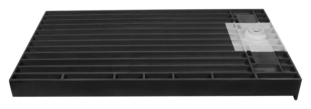 48x22 x 34x22 Double Threshold Shower Base with Drain T2254