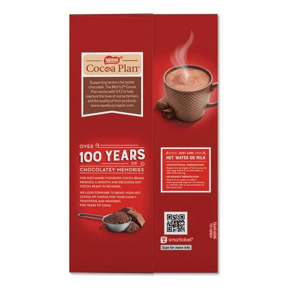Hot Cocoa Mix, Rich Chocolate, .71oz, 50/box, Bundle of 2 Boxes C656989
