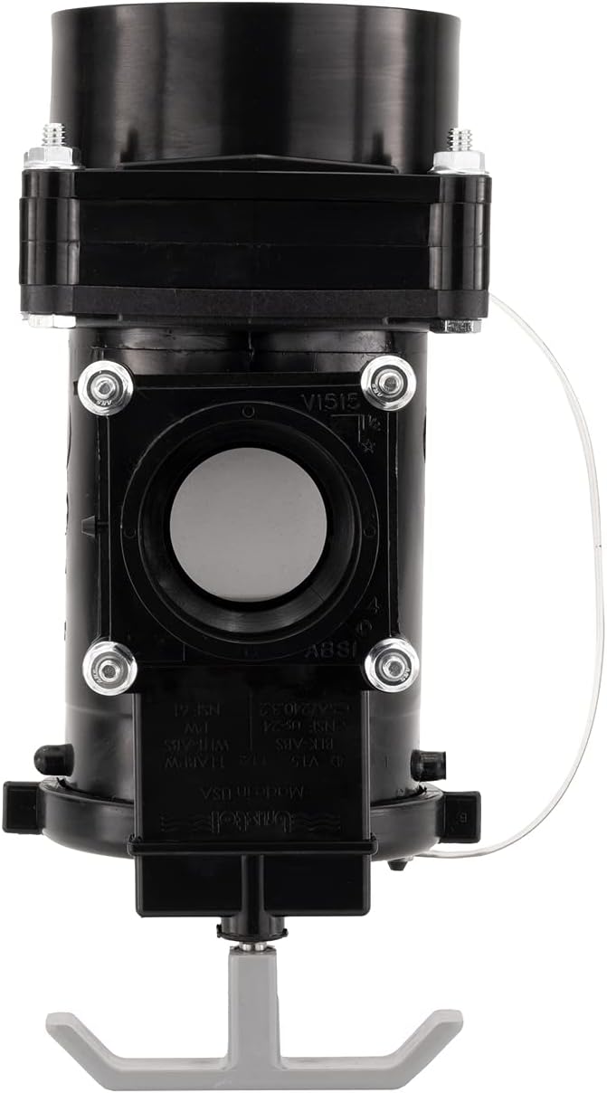 RV Waste Valve Double Tee 3 x 1-1/2 Hub Q653