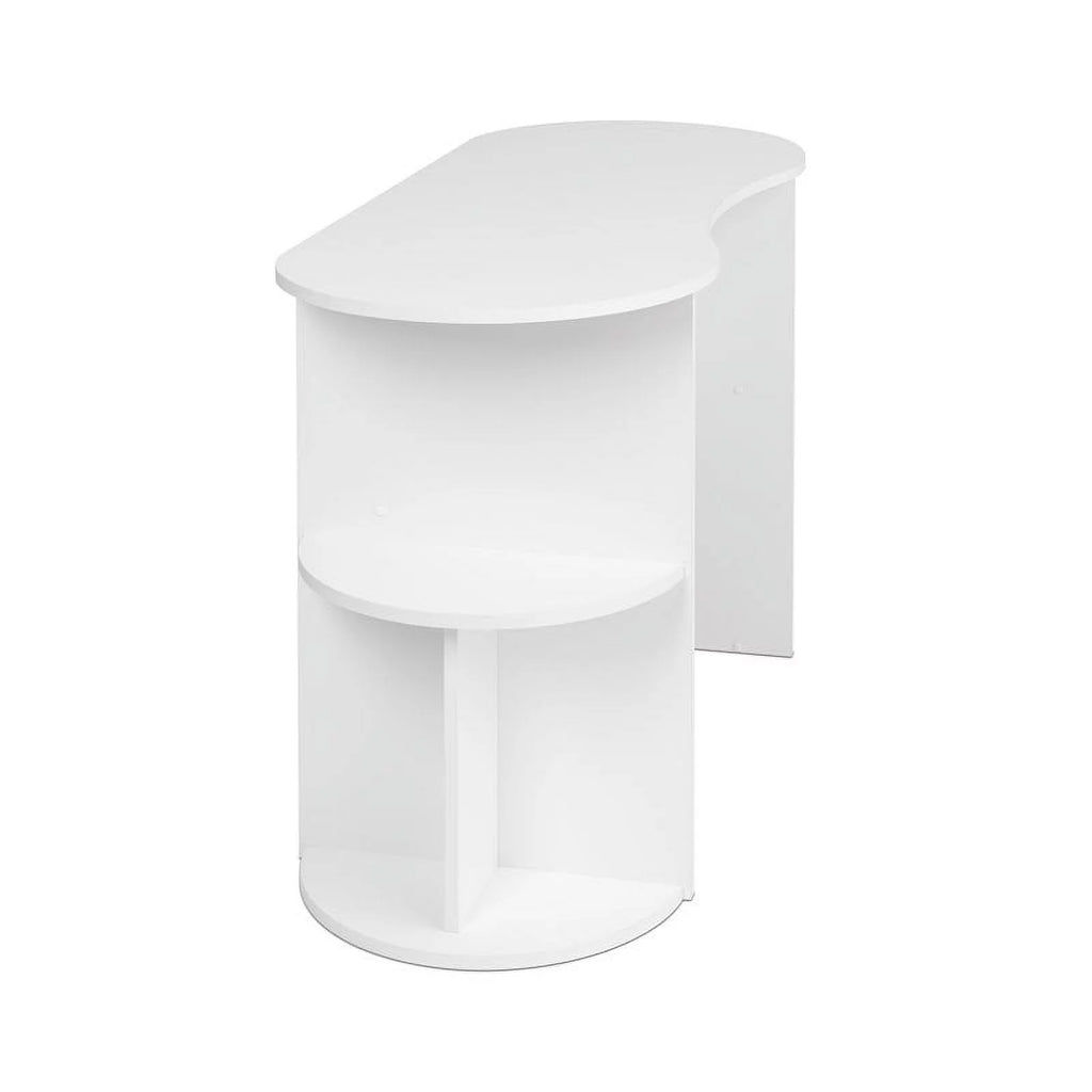 Compact Student Desk with Storage in White F610978