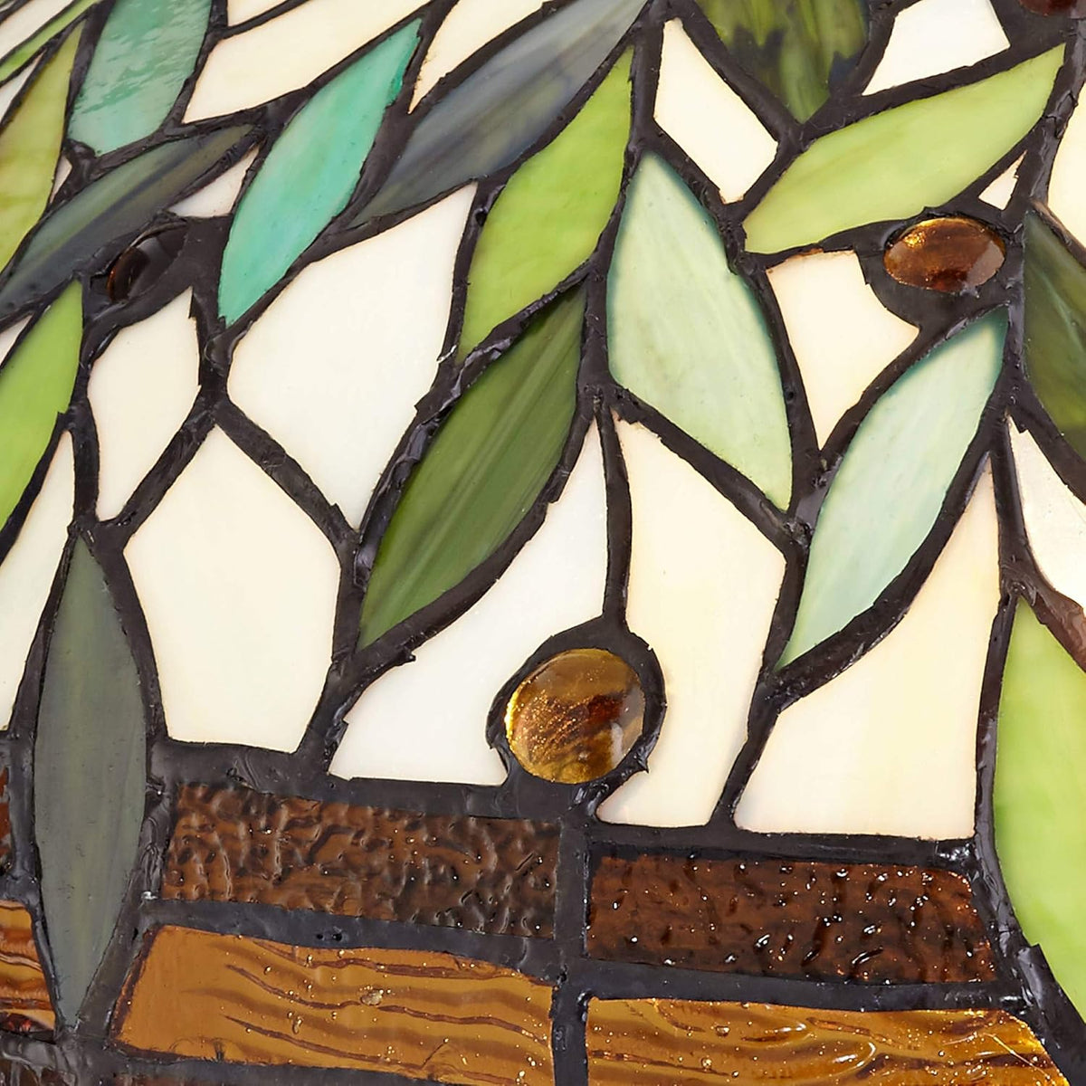 Bronze Stained Glass Table Lamp M331