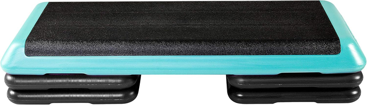 Teal Aerobic Platform with Black Risers R520