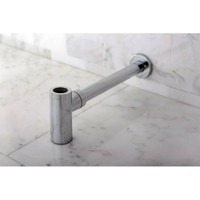 Matte Black Brass Bottle-Trap Siphon I950