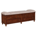 Rustic Umber Storage Bench M266631