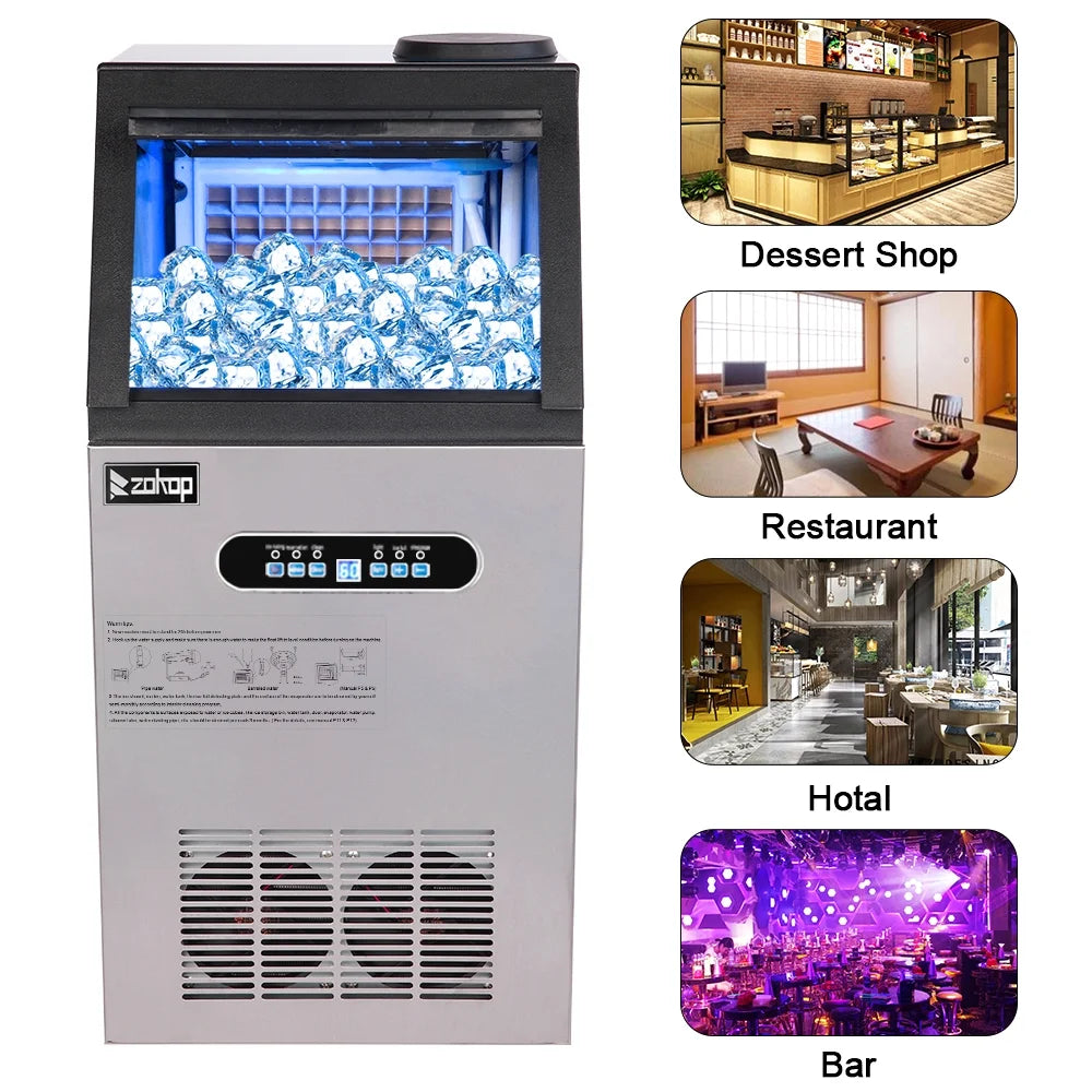 Commercial Stainless Steel Ice Maker N1630