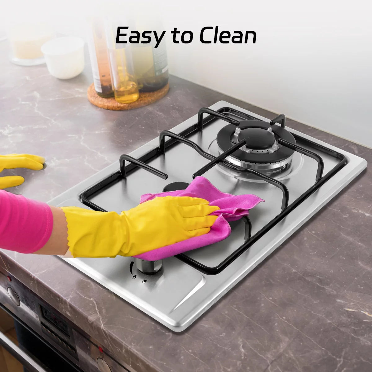 2 Burner Stainless Steel Gas Cooktop E946345