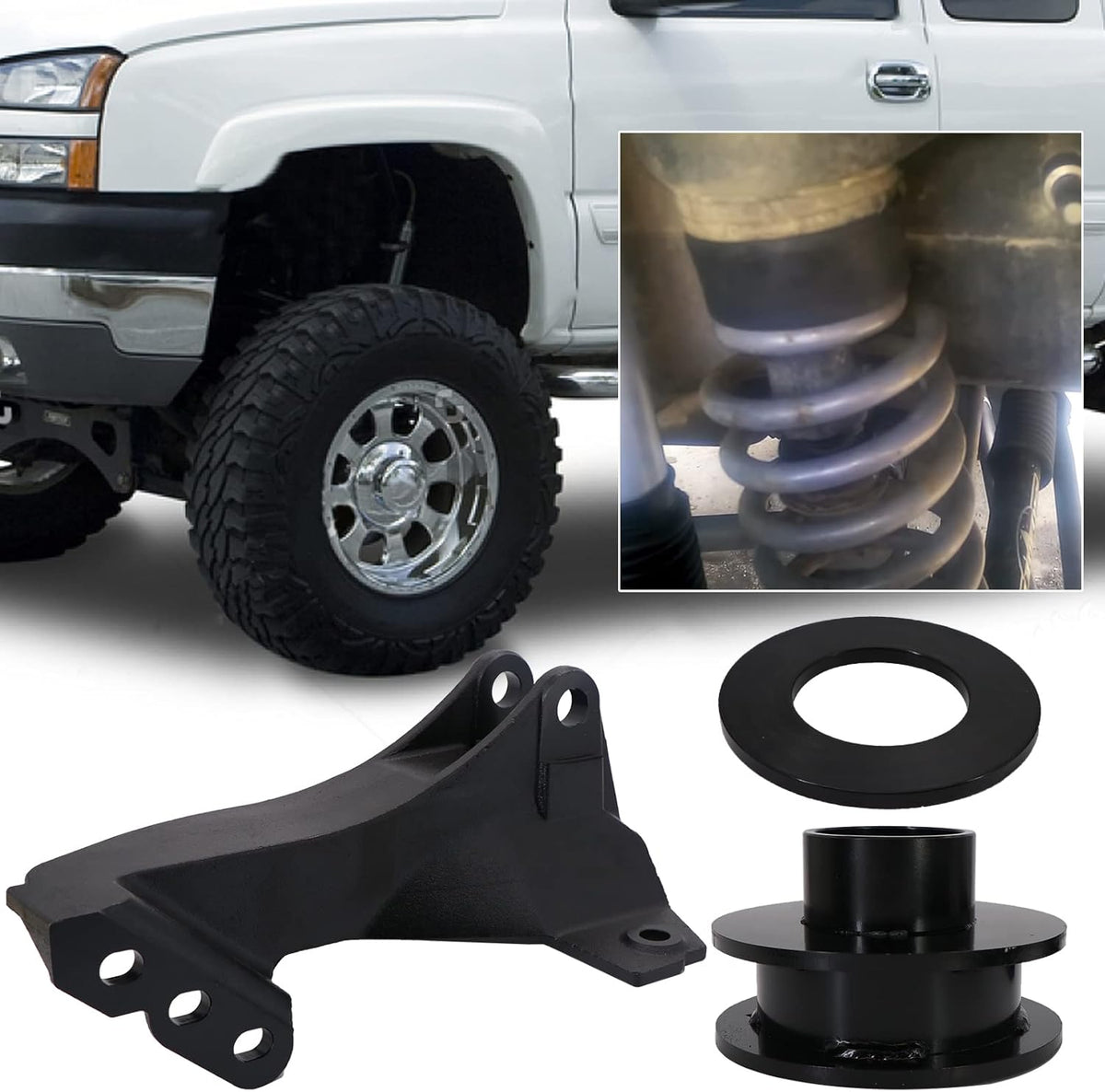 2.5” Leveling Kit with Track Bar Relocation Bracket F6322