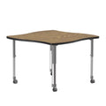 Commercial Laminate Top Desk with Casters 42x42" U5671