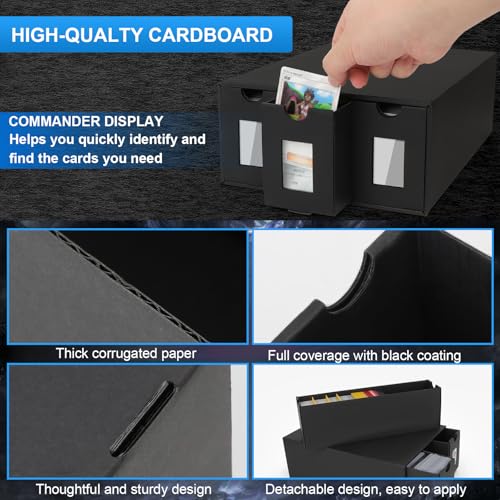 Cardboard Trading Card Storage Box with 48 Dividers X298155