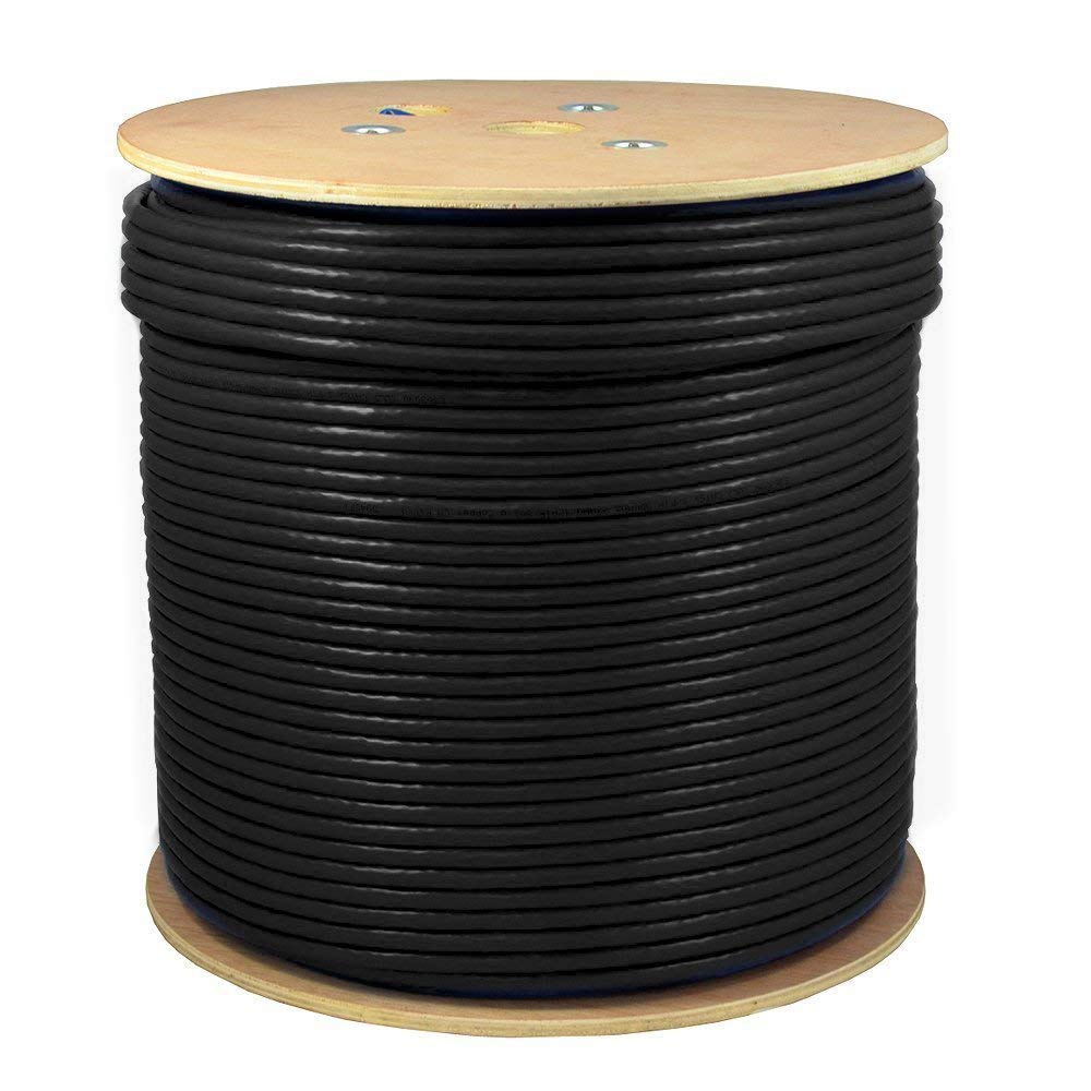 1000ft CAT6A S/FTP Bare Copper Solid 23AWG Ethernet Wire D302343